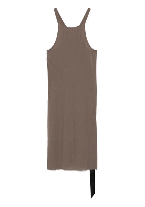 Taupe grey racerback tank mini dress Rick Owens DRKSHDW - women